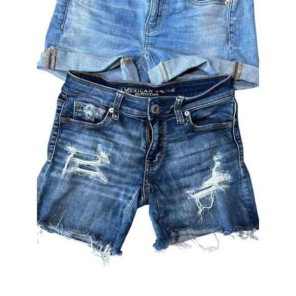 American Eagle Hi-Rise Midi Next‎ Level Stretch Women’s Size 0 (Lot of 2) - Picture 2 of 9